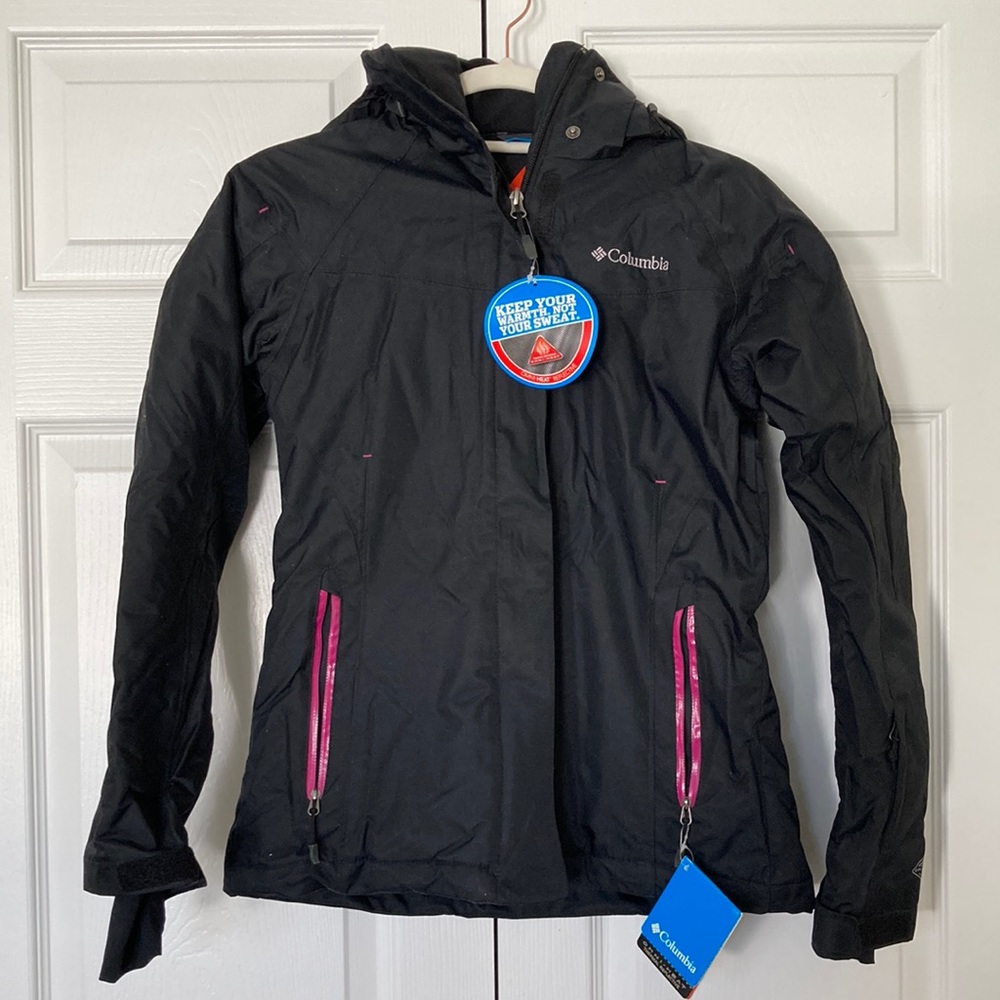 NWT Columbia Women’s Black Ski Jacket XS